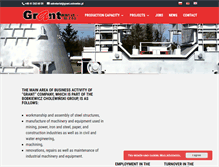 Tablet Screenshot of grant.ostrowiec.pl