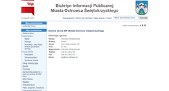 Desktop Screenshot of bip.um.ostrowiec.pl