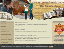 Tablet Screenshot of broniewski.ostrowiec.pl