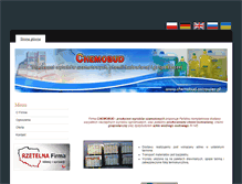 Tablet Screenshot of chemobud.ostrowiec.pl
