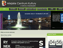 Tablet Screenshot of mck.ostrowiec.pl
